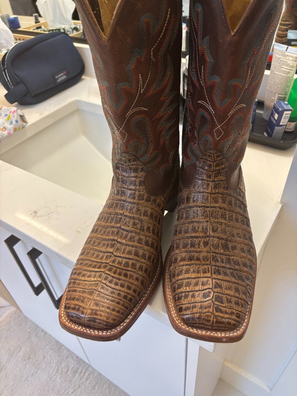 Alligator Cowboy Boots Almost New